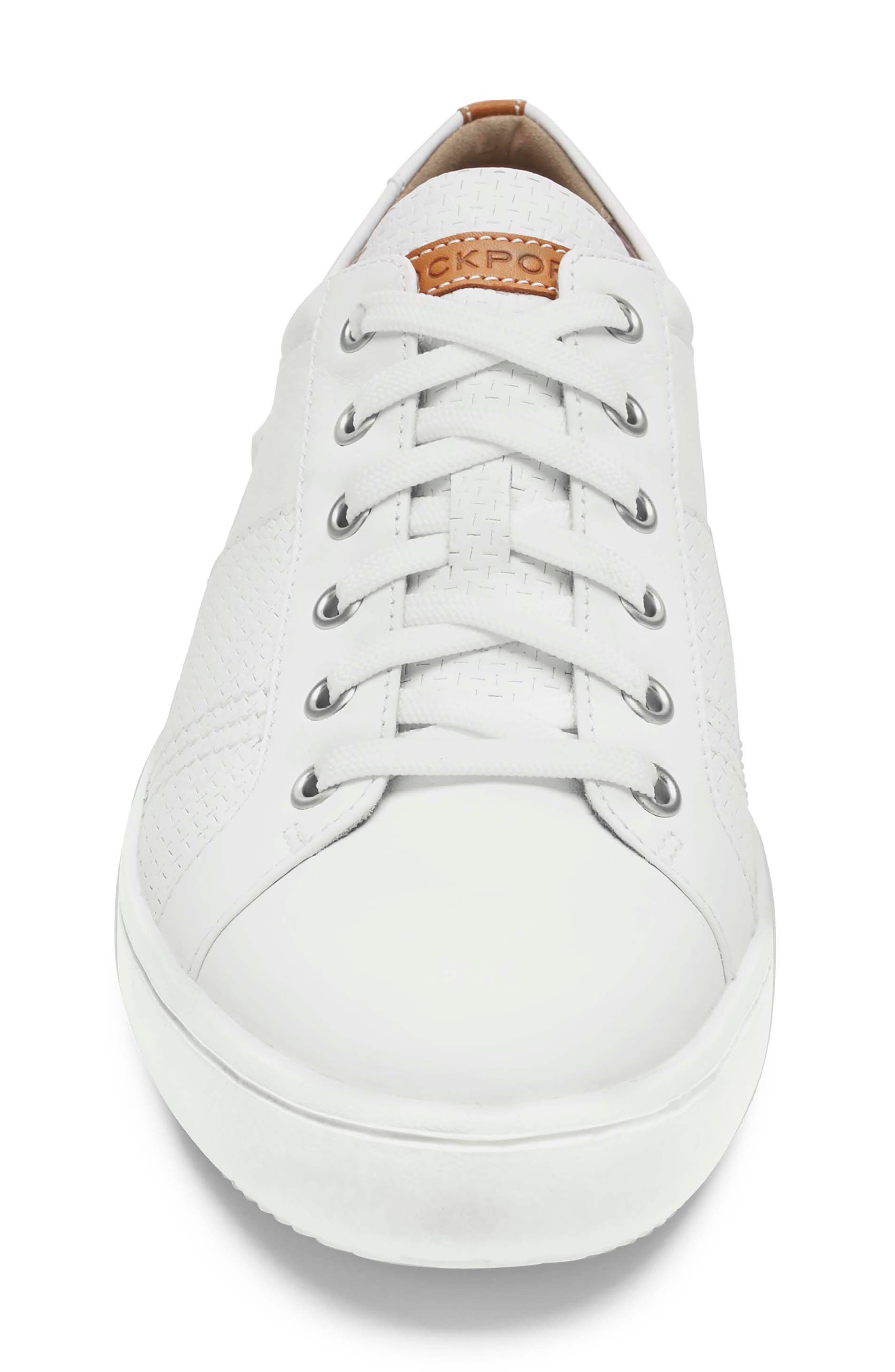 Rockport College Textured Sneaker, Alternate, color, 