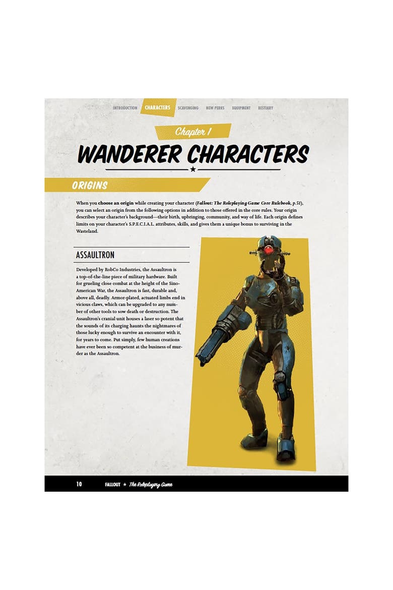 Fallout The Roleplaying Game, Wanderers Guide Book, Alternate, color, Multicolored