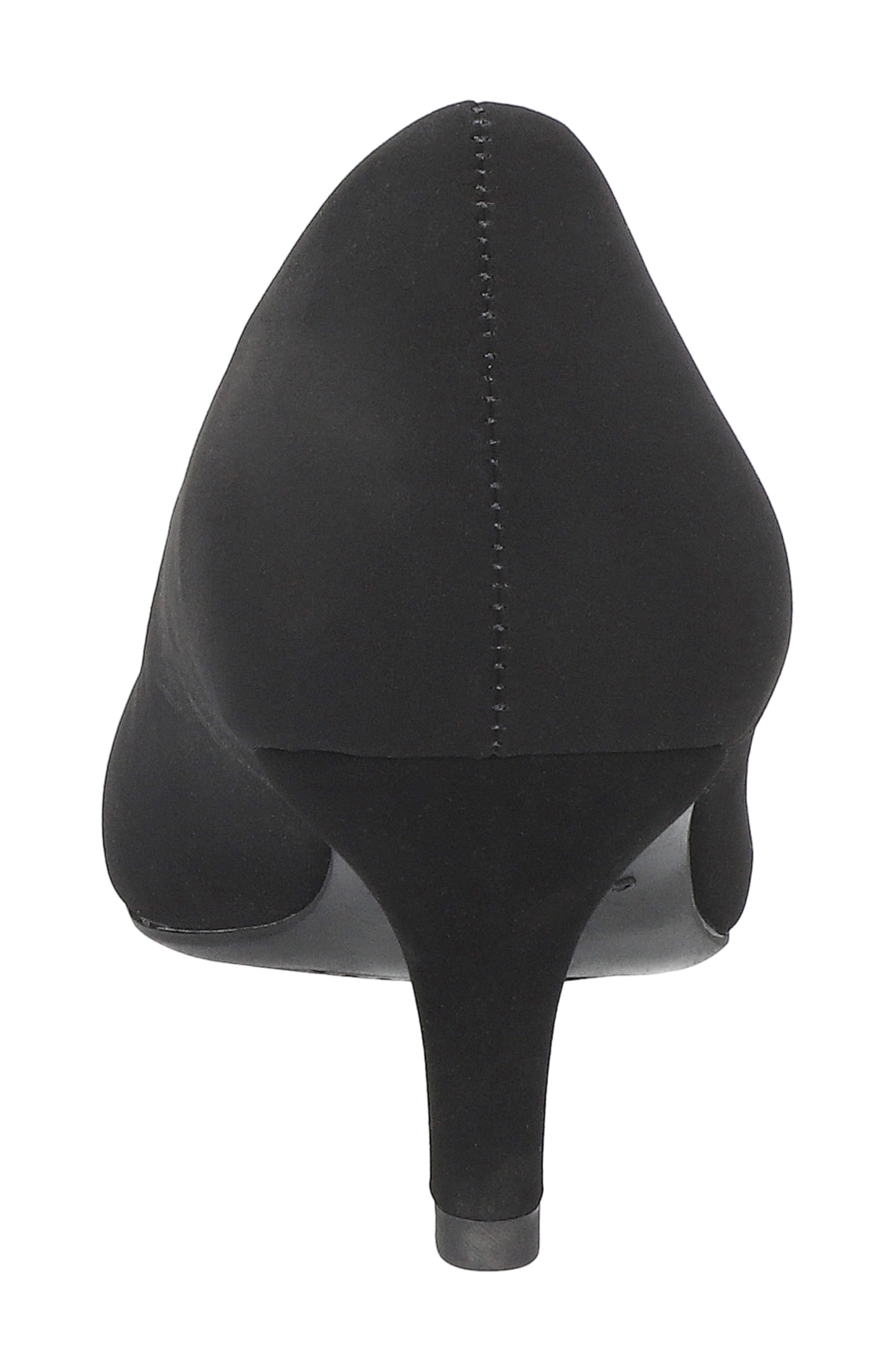 EASY STREET Passion Classic Pump - Multiple Widths Available, Alternate, color, Black Suede