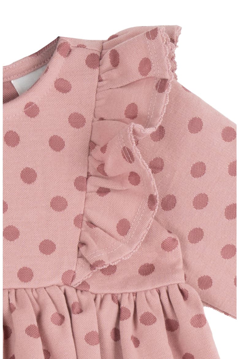 Kids' Polka Dot Top & Leggings Set, Alternate, color, PURPLE