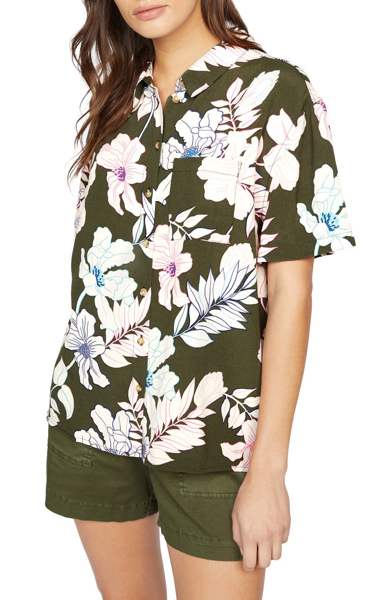 Sanctuary Resort Button-Up Shirt, Alternate, color, 