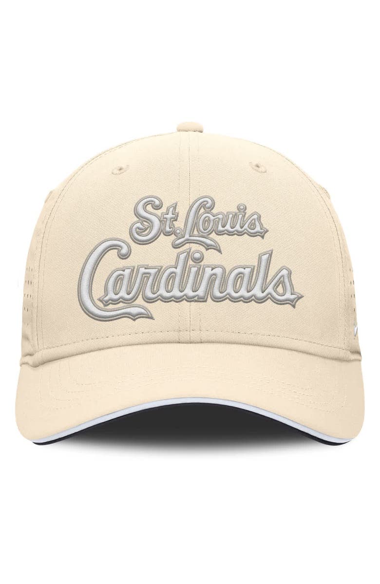 Nike Men's Nike Cream St. Louis Cardinals Rise Performance Flex Hat, Alternate, color, Cream