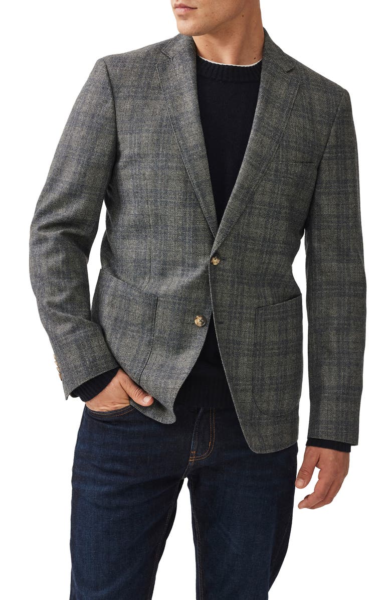 Rodd & Gunn Owen Junction Plaid Wool Sport Coat, Main, color, 