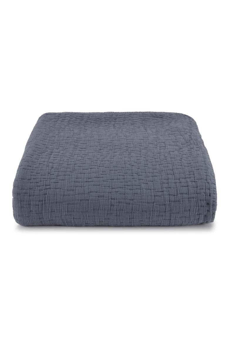 Lafayette Coverlet, Main, color, WASHED INDIGO