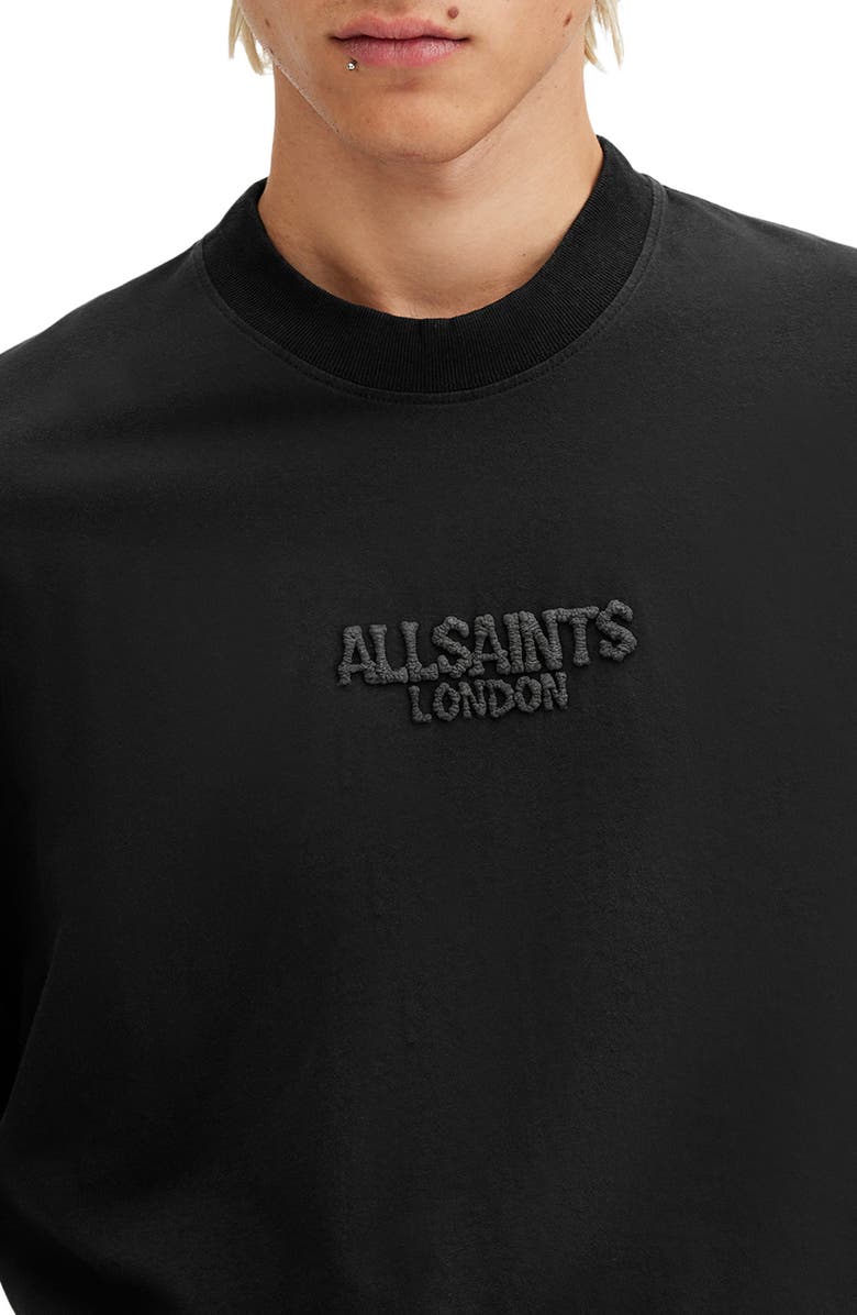 AllSaints Bones Logo T-Shirt, Alternate, color, 
