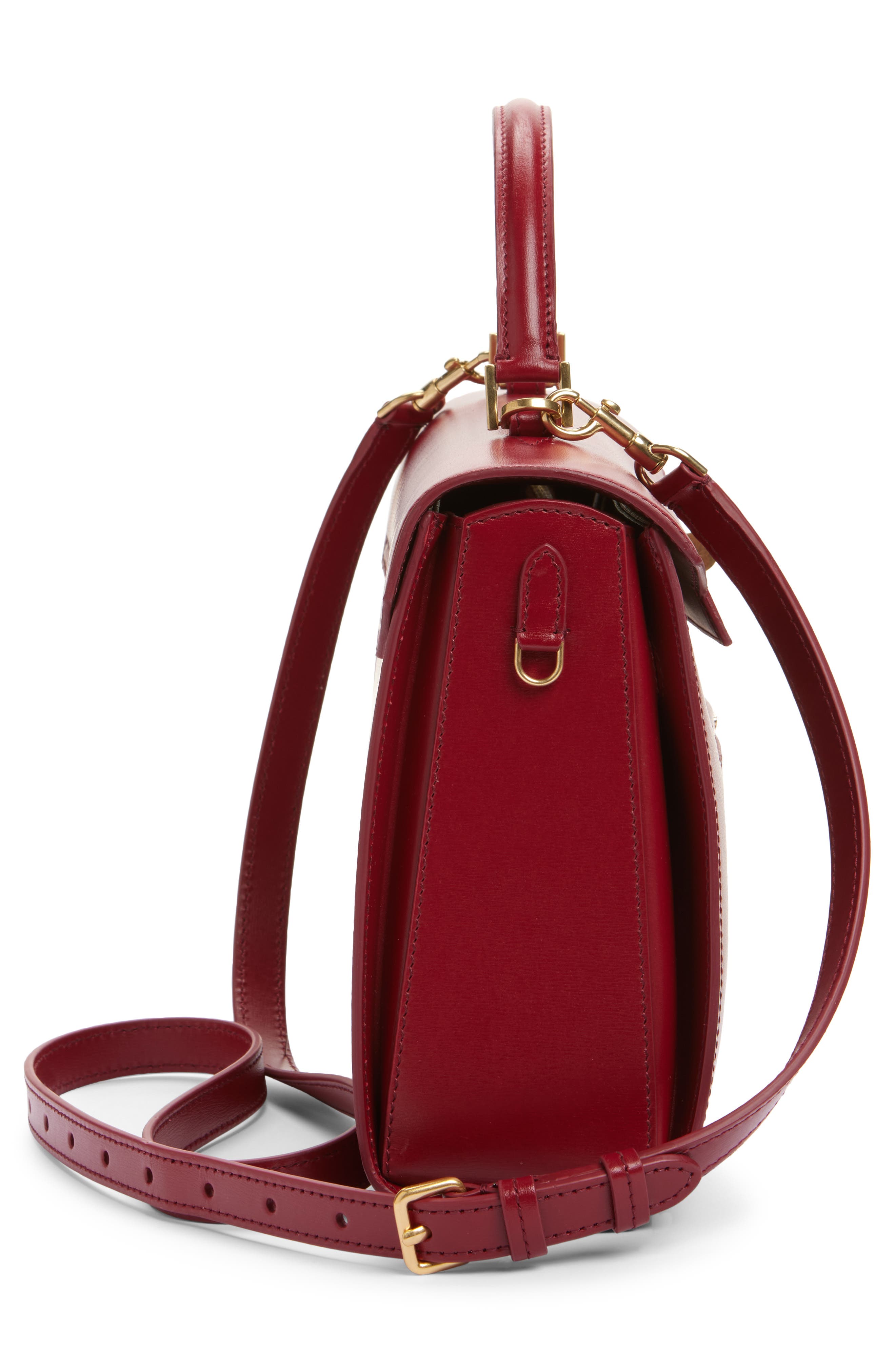 Anya Hindmarch Mortimer Leather Top Handle Bag, Alternate, color, 
