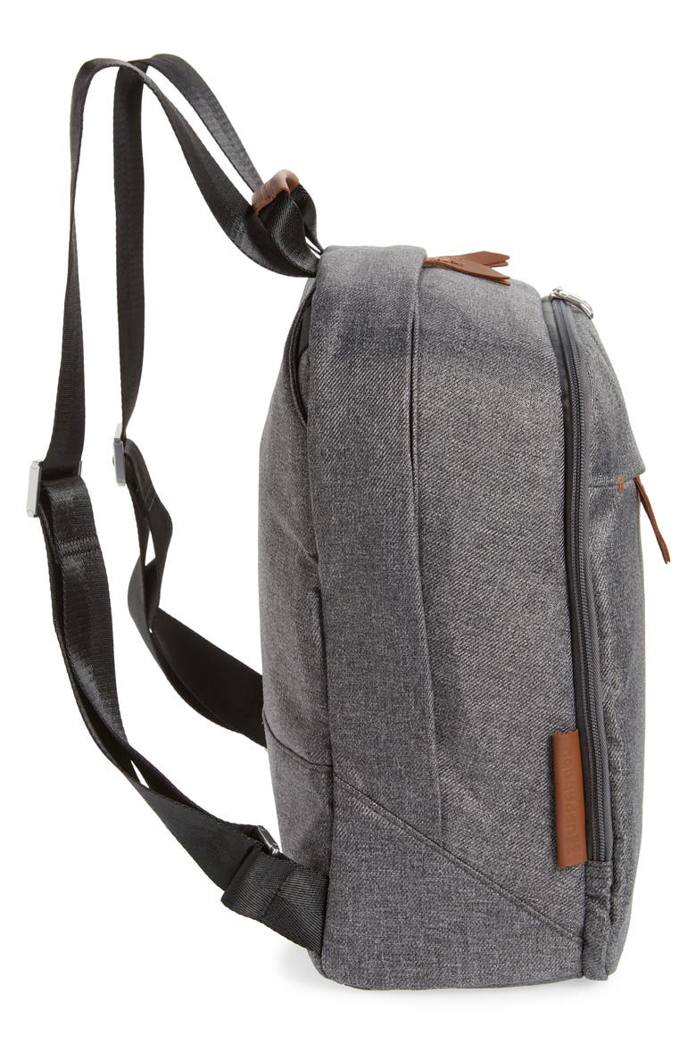 Diaper Changing Backpack, Alternate, color, CHARCOAL MELANGE