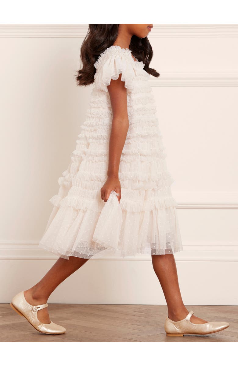 Needle & Thread Lisette Kids Dress, Alternate, color, Cream