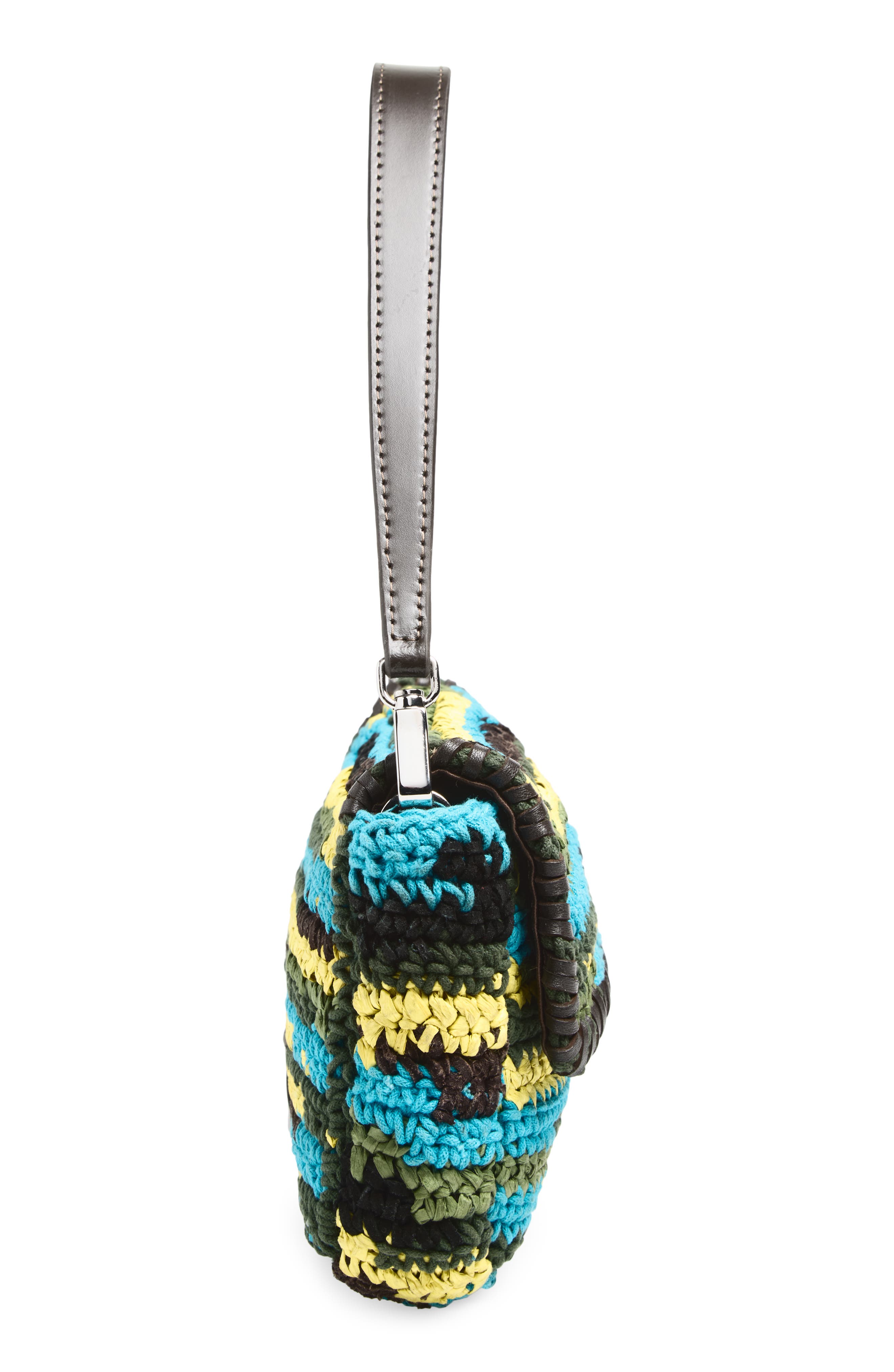 STAUD Timmy Beaded Shoulder Bag, Alternate, color, Happy Sack