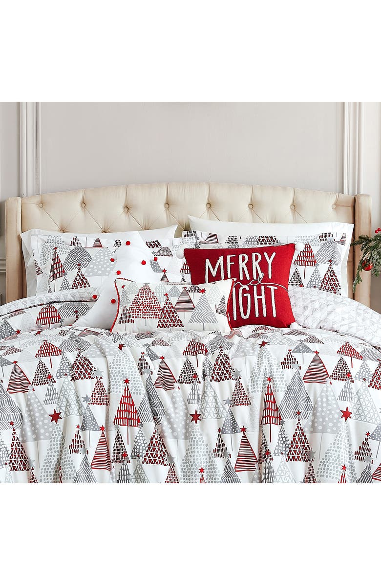 SOUTHSHORE FINE LINENS Merry and Bright Oversize Holiday Comforter Set, Alternate, color, Merry And Bright