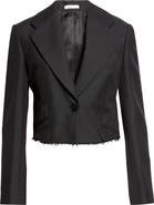 McQueen Pagoda Wool & Mohair Crop Jacket