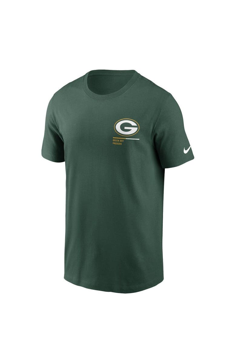 Nike Men's Nike Green Green Bay Packers Team Incline T-Shirt, Alternate, color, 