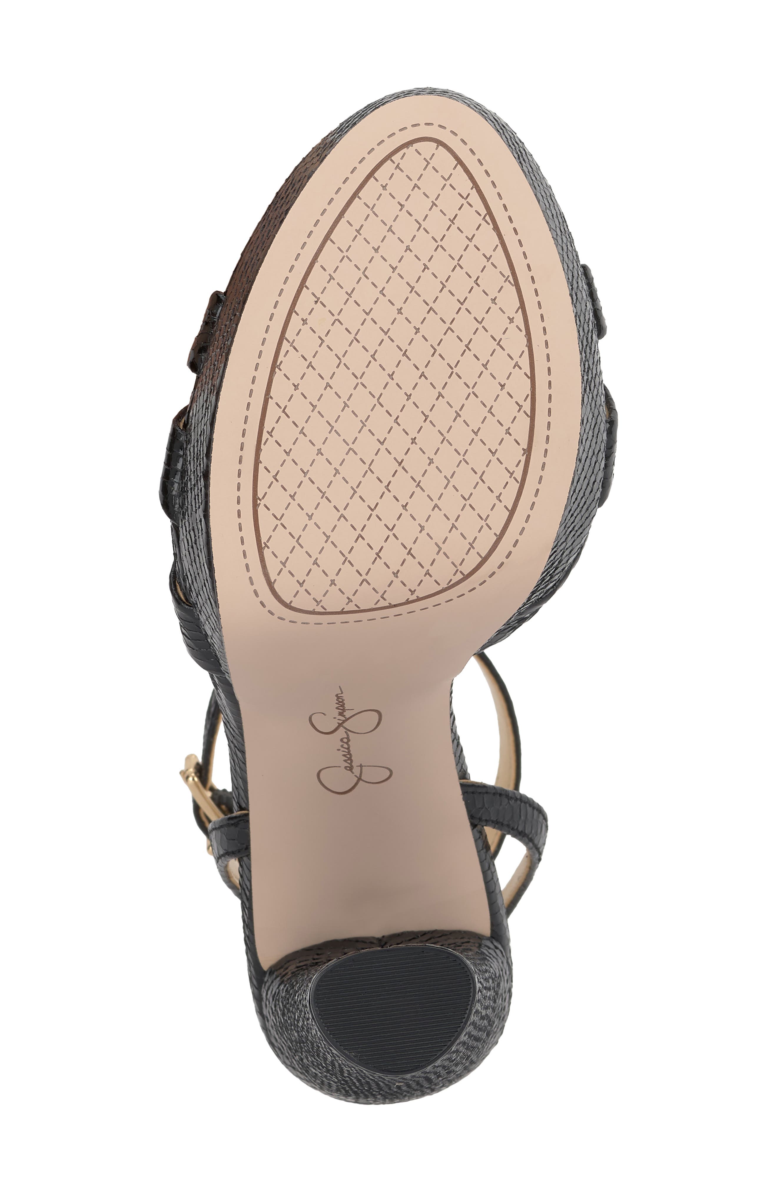 Jessica Simpson Ilaria Ankle Strap Platform Sandal, Alternate, color, Black