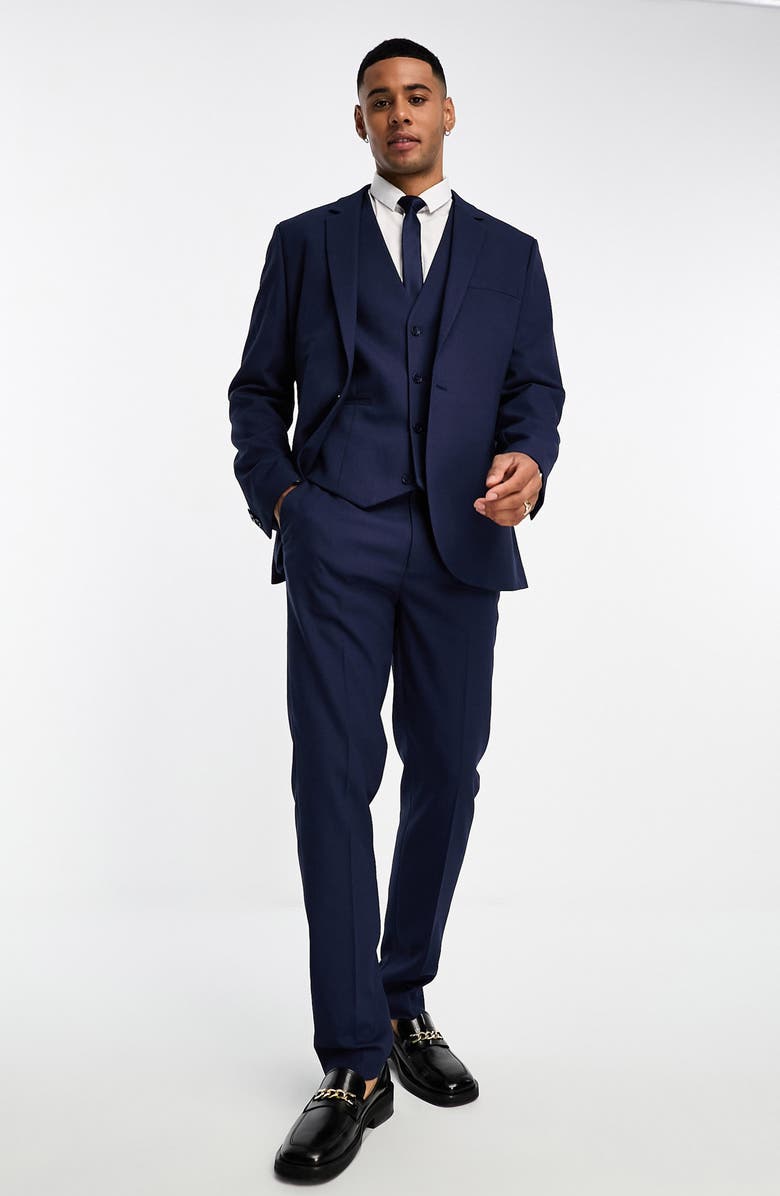 ASOS DESIGN Slim Fit Suit Trousers, Alternate, color, 