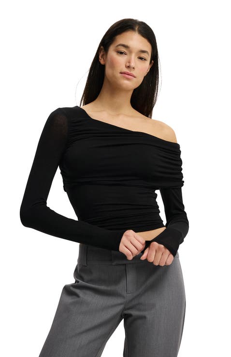 Women's One Shoulder Base Layer Long Sleeve