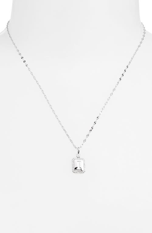 Leith Initial Pendant Necklace