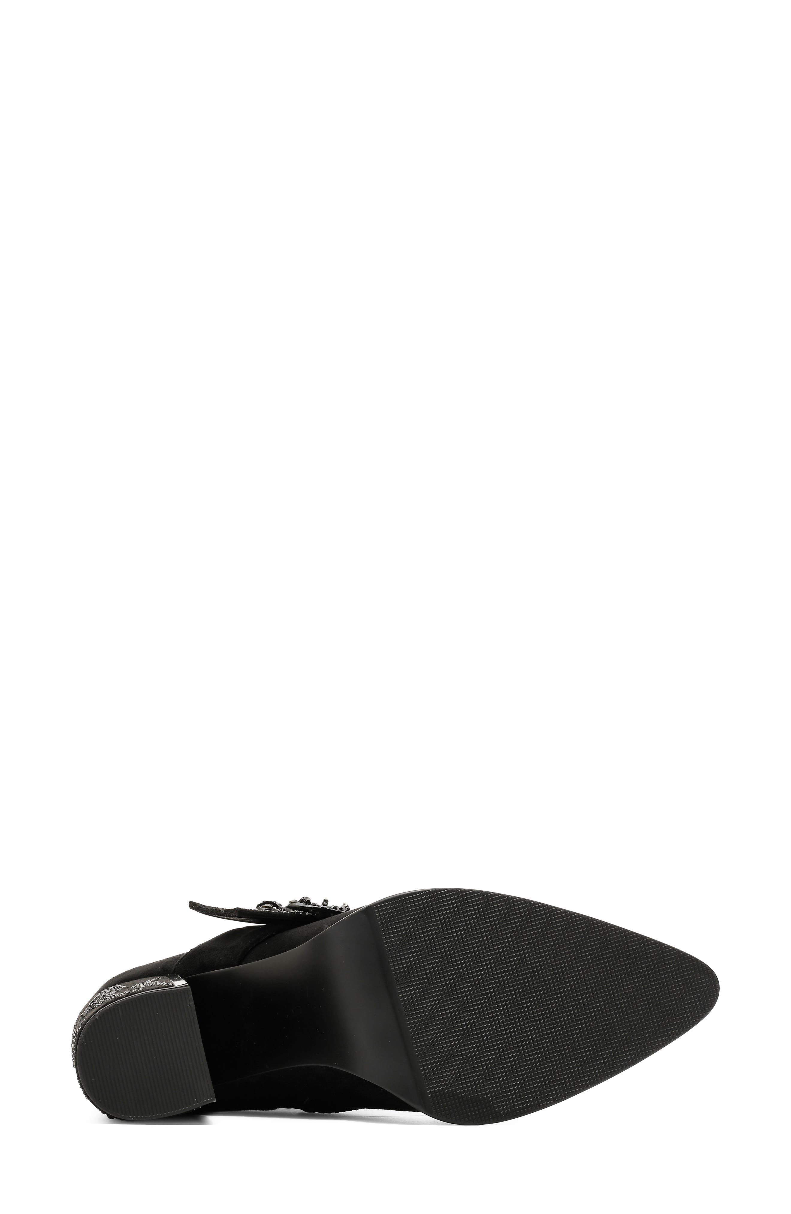 Addison Pointed Toe Ankle Boot, Alternate, color, BLACK
