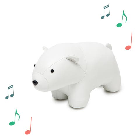 Musical Animals - Polar Bear, Plush Baby Music Box, Nursery Toy & Decor