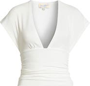 PacSun Harley Deep V Cinched Top