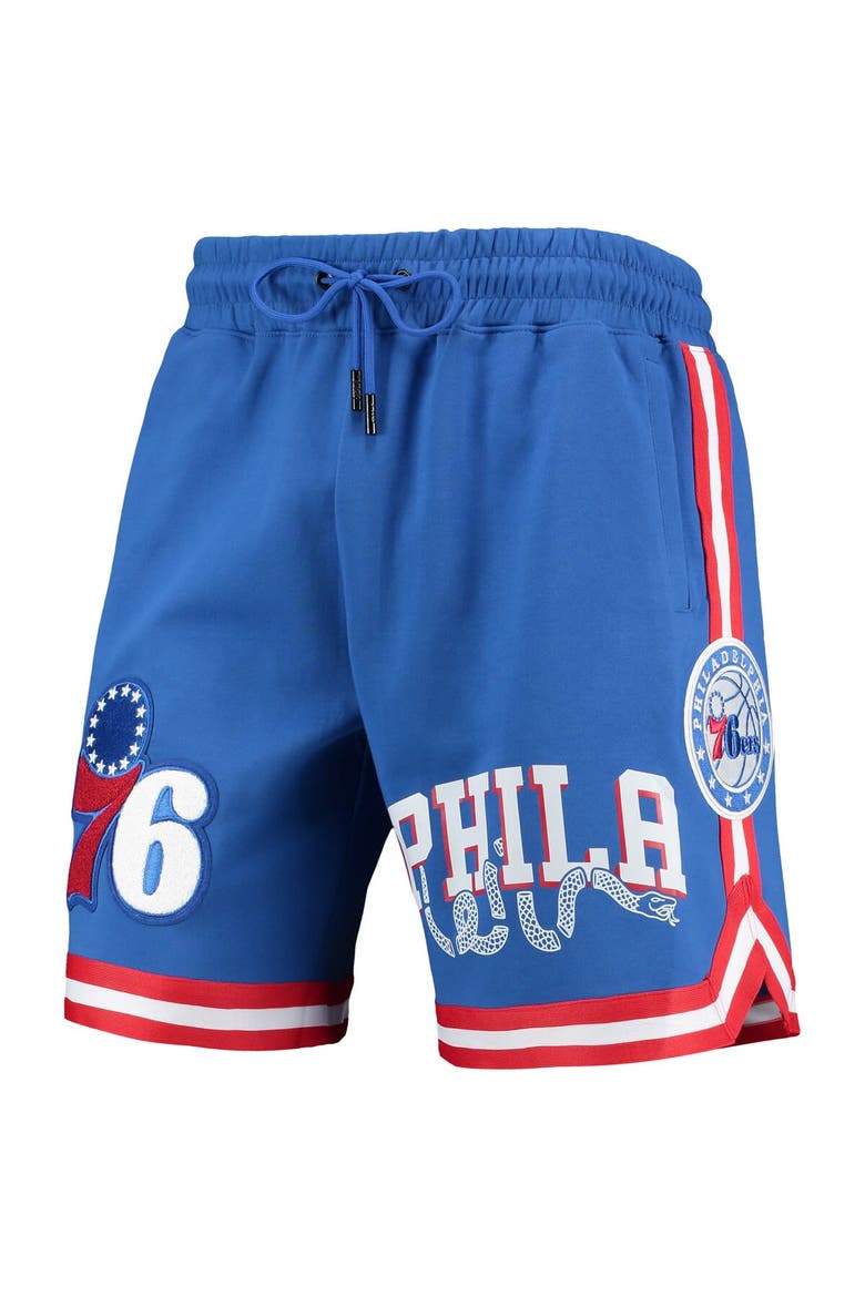Men's Pro Standard Royal Philadelphia 76ers Team Chenille Shorts, Alternate, color, Royal