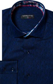 MASUTTO Harbor Jacquard Button-Up Shirt