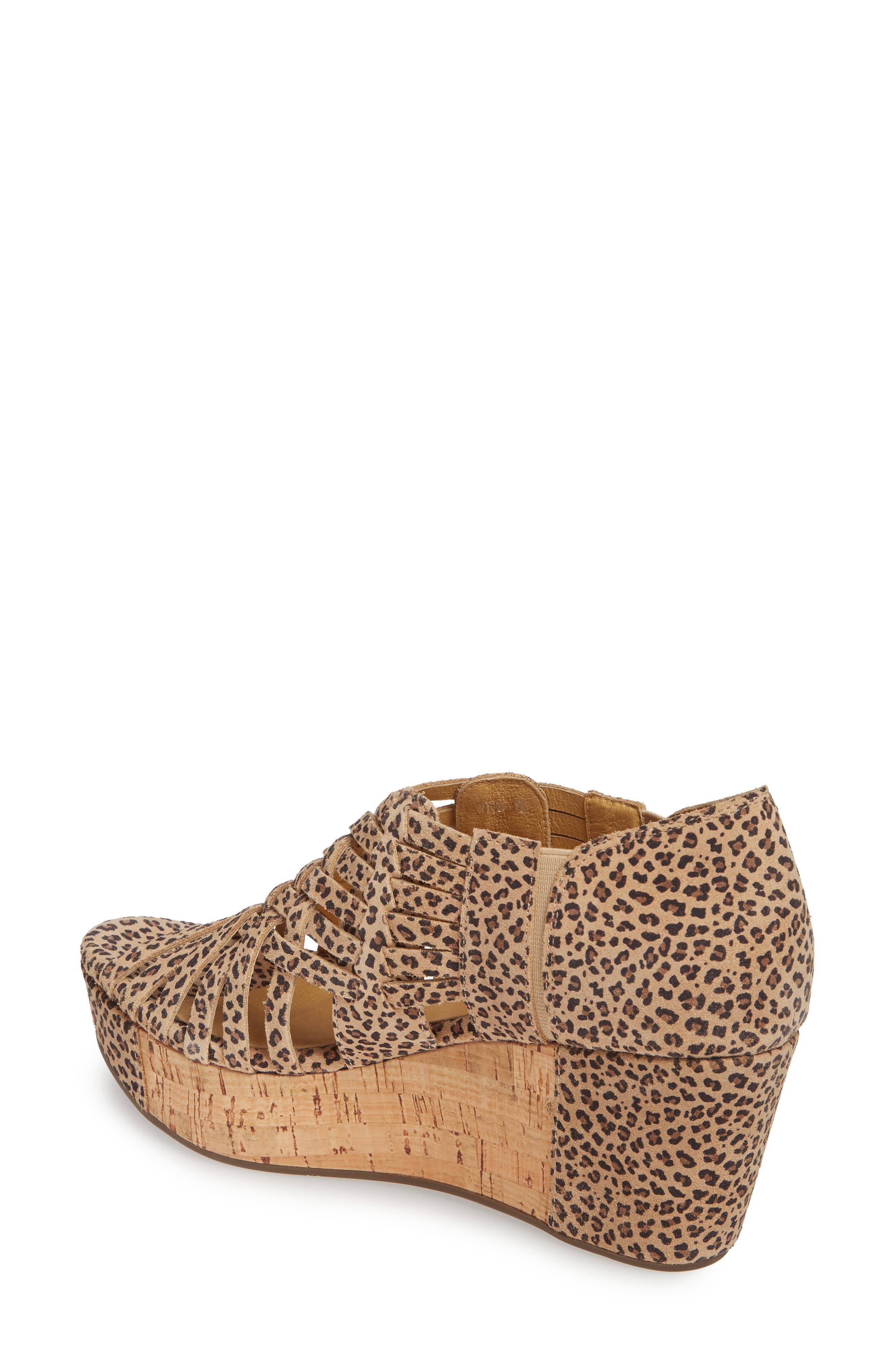 Vic Platform Sandal, Alternate, color, CHEETAH PRINT SUEDE