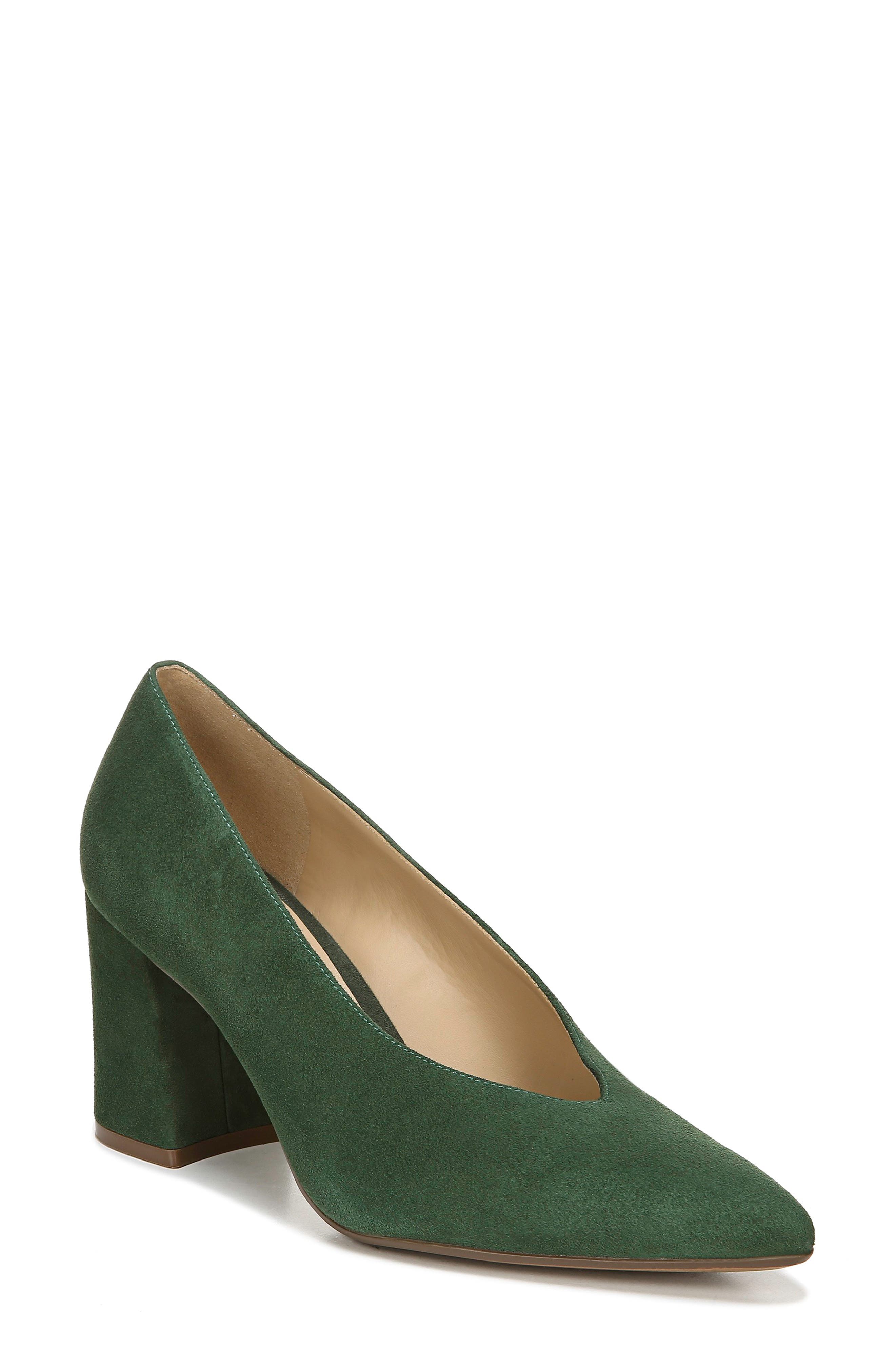 Hope Pointy Toe Pump, Main, color, FOREST GREEN SUEDE