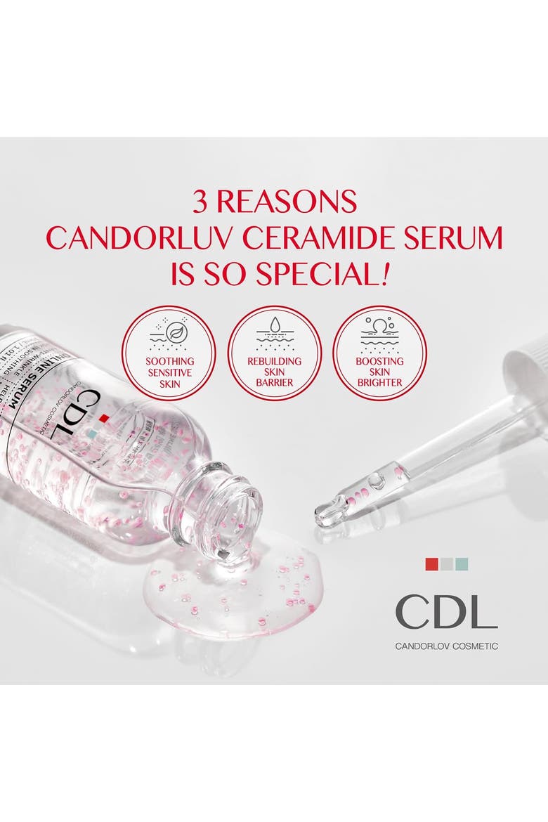 Moisturizing Facial Serum Ceramide Dragons Blood Pink Capsule 1.7 oz, Alternate, color, None