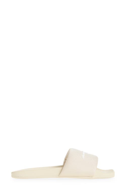 Alexander Wang Women Logo Slide Sandals In Multi