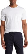 Theory Precise Crewneck Cotton Pocket Tee