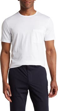 Theory Precise Crewneck Cotton Pocket Tee