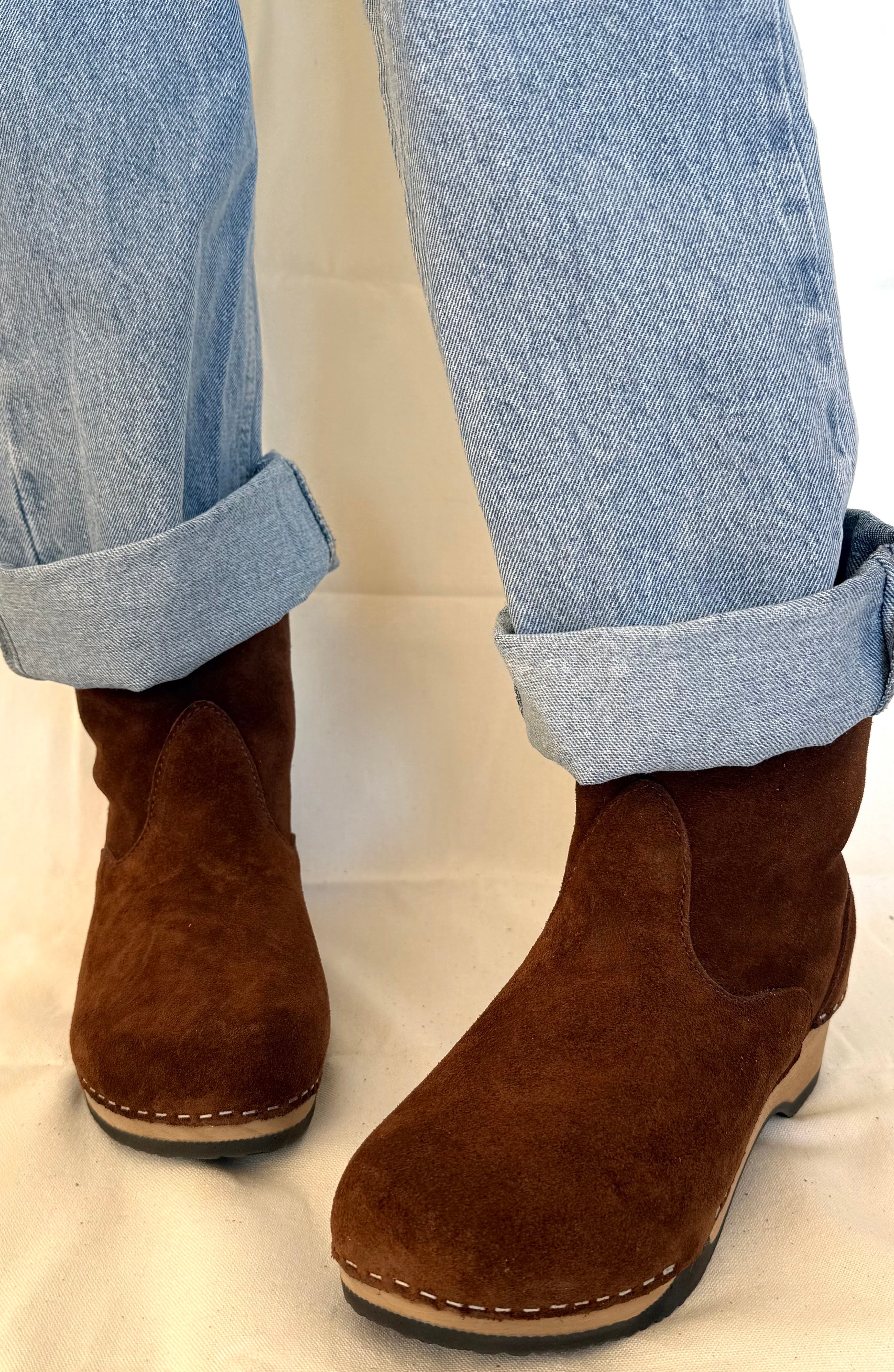 KUNSTEN Holly Genuine Shearling Boot, Alternate, color, Chocolate