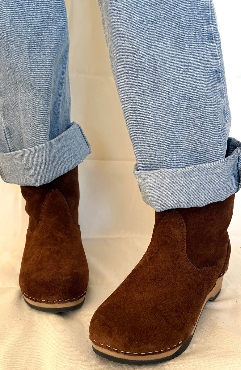 KUNSTEN Holly Genuine Shearling Boot, Alternate, color, Chocolate