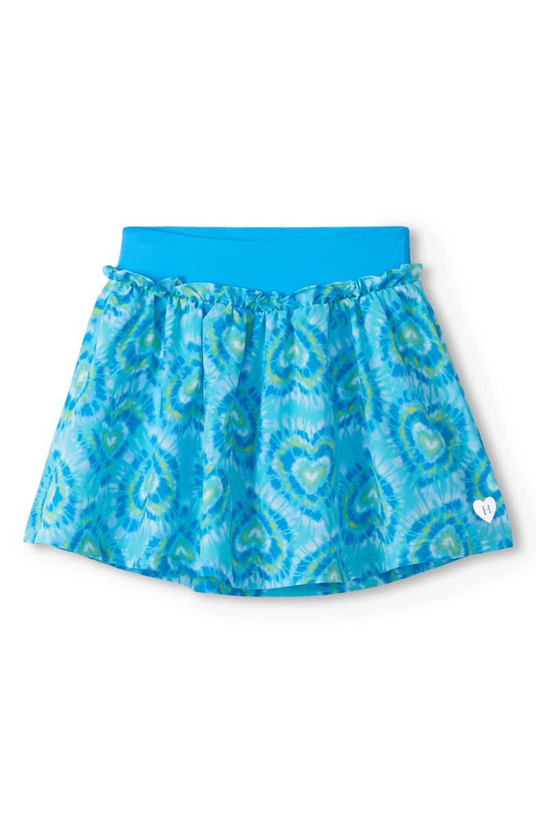 Hatley Kids' Candy Hearts Ruffle Skort, Main, color, Blue