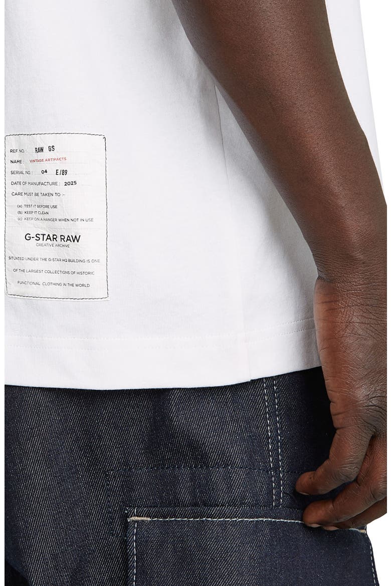 Archive Boxy Organic Cotton Graphic T-Shirt, Alternate, color, WHITE