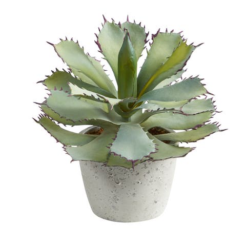 11-in Succulent Artificial Plant