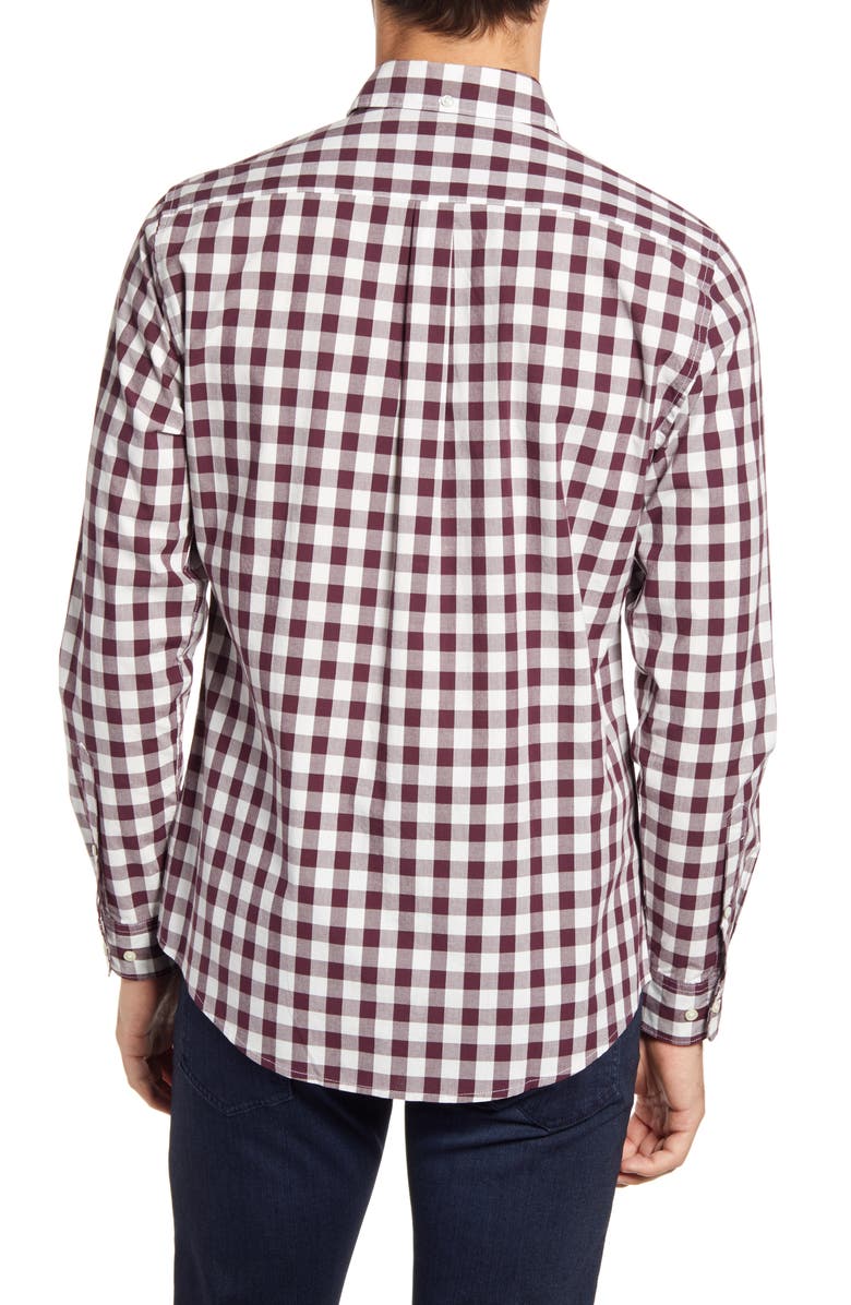 Barbour Gingham 25 Tailored Fit Button-Down Shirt, Alternate, color,