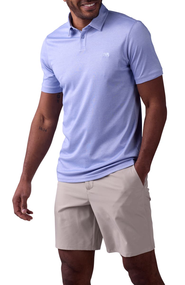 The Normal Brand Performance Piqué Polo, Alternate, color, Glacier