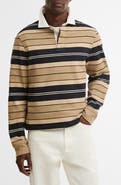 Barbour Frith Stripe Long Sleeve Rugby Shirt