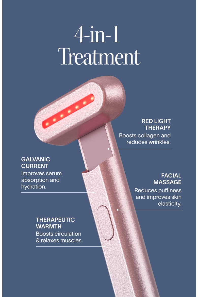 4-in-1 Skin Care Wand, Alternate, color, ROSE GOLD