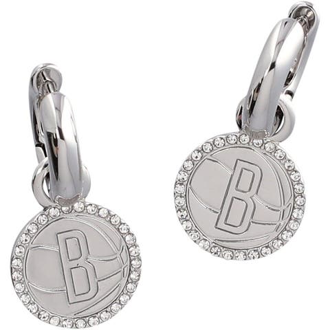 Brooklyn Nets Huggie Earrings