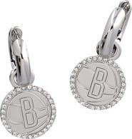 BaubleBar Brooklyn Nets Huggie Earrings