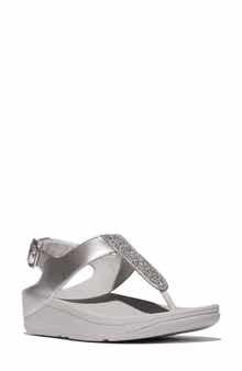 FitFlop Fino Crystal T-Strap Sandal
