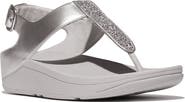 FitFlop Fino Crystal T-Strap Sandal
