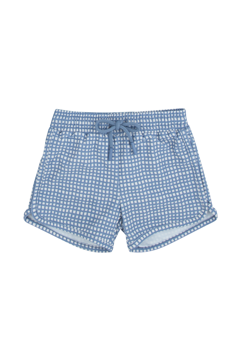 Gingham Swim Pants, Main, color, Blue
