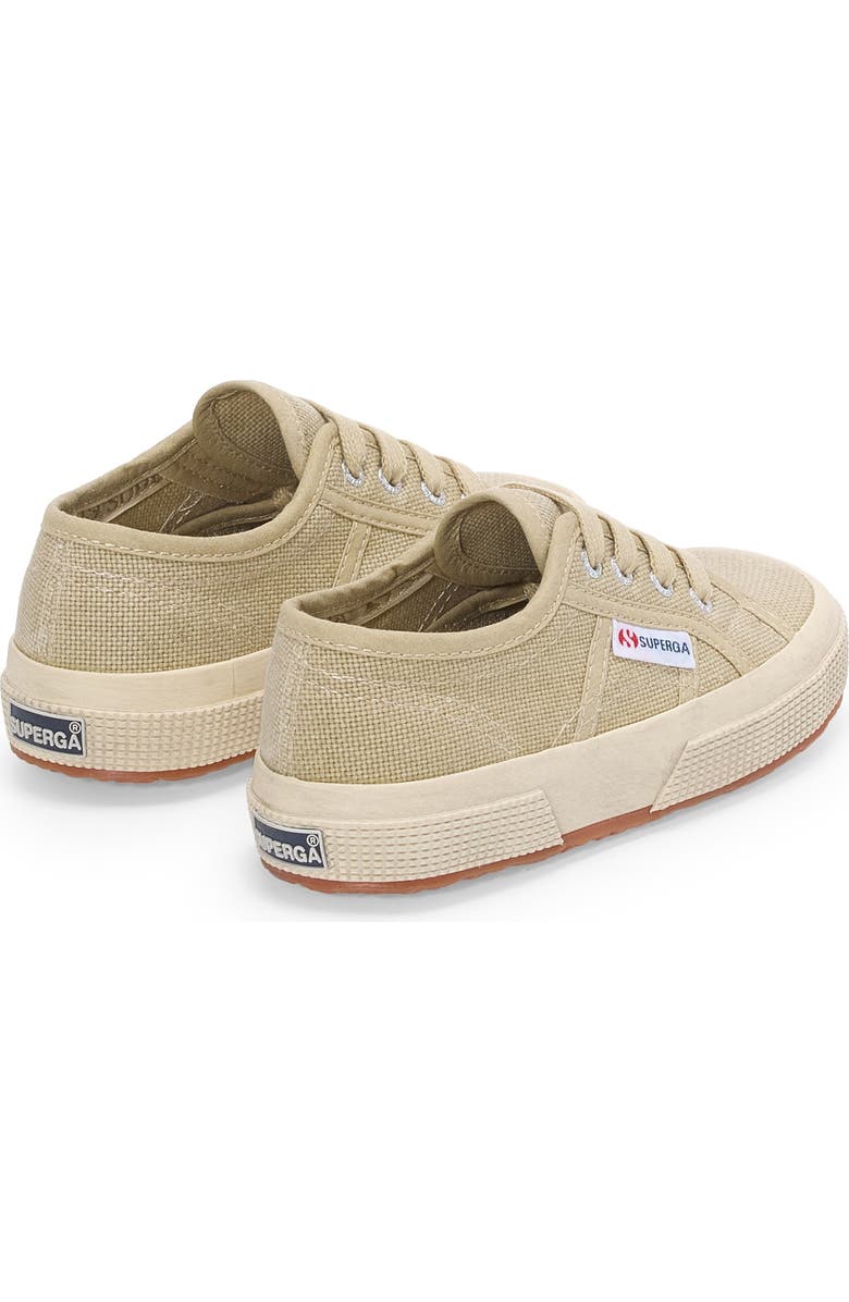 Superga 2750 Kids Cotton Stone Wash, Alternate, color, Beige Lt Washed-Off White