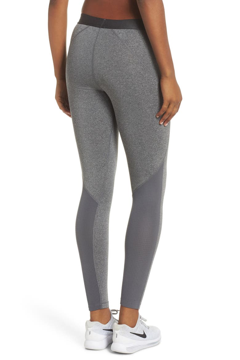 Pro Warm Training Tights, Alternate, color, CHARCOAL HEATHER/ GREY/ BLACK