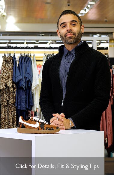 Field General Canvas & Genuine Calf Hair Sneaker