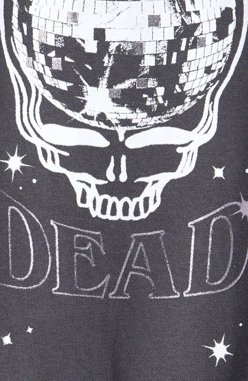 Treasure & Bond Kids' Oversize Graphic Sweatshirt In Grey- Metallic Grateful Dead