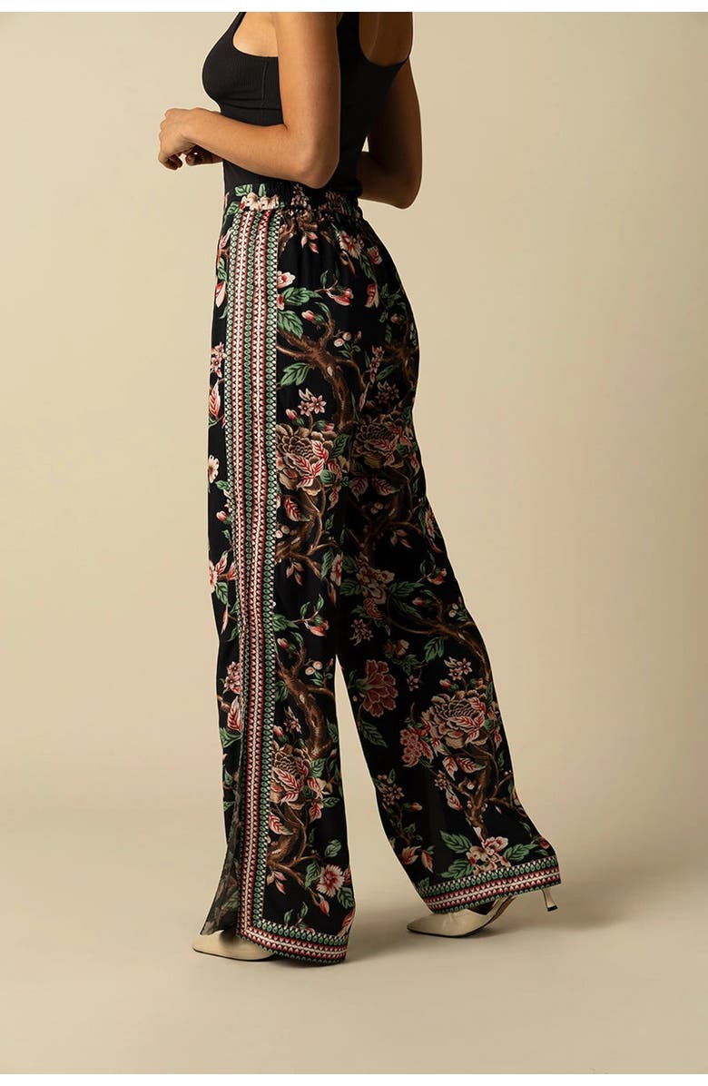 RAISHMA Hallie Black Trousers, Alternate, color, Black